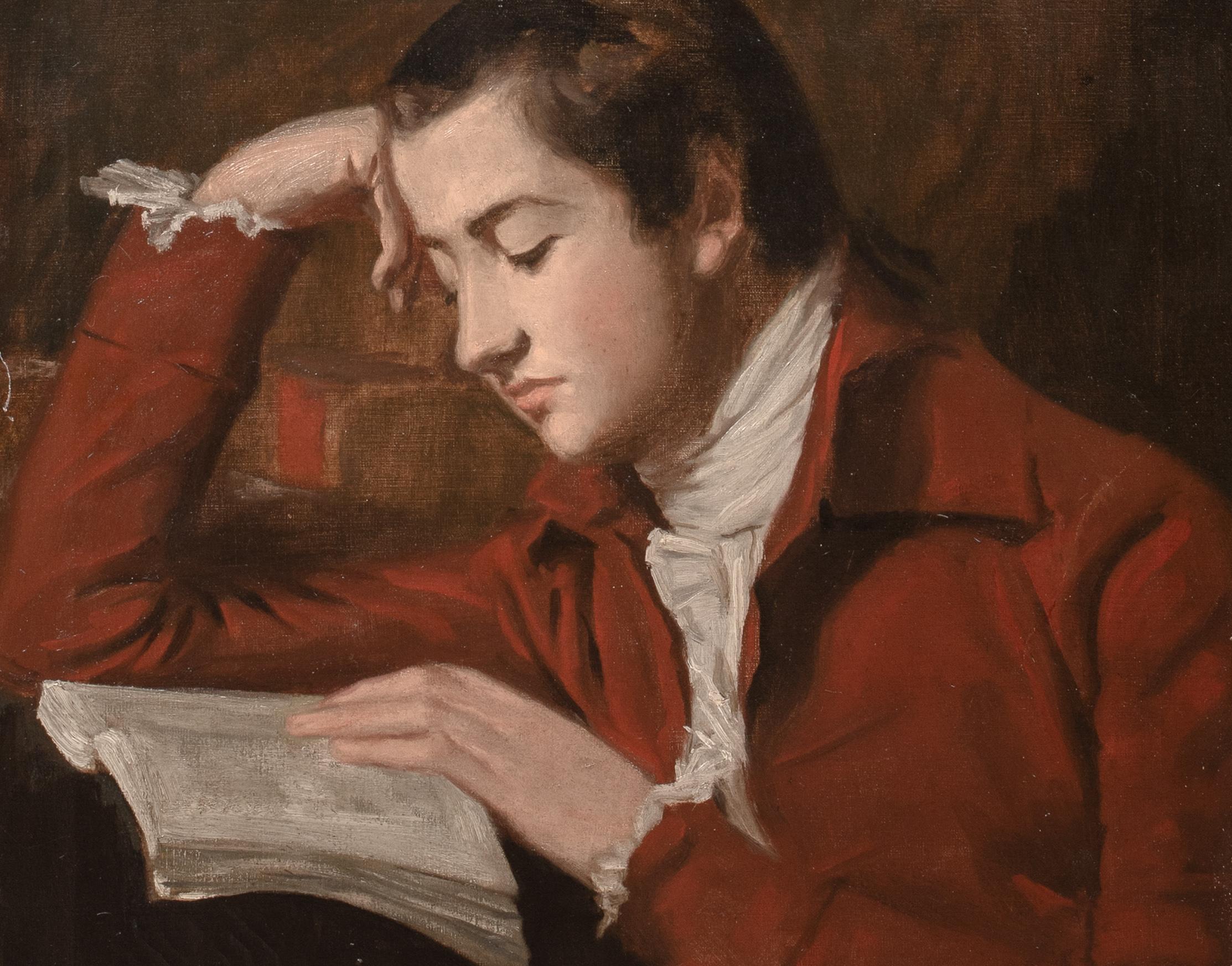 Portrait écossais de Patrick Moir (1769-1810) lecture, 18e siècle en vente 2