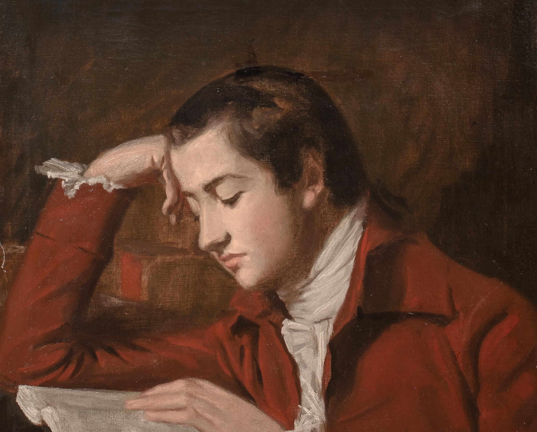 Portrait écossais de Patrick Moir (1769-1810) lecture, 18e siècle en vente 3
