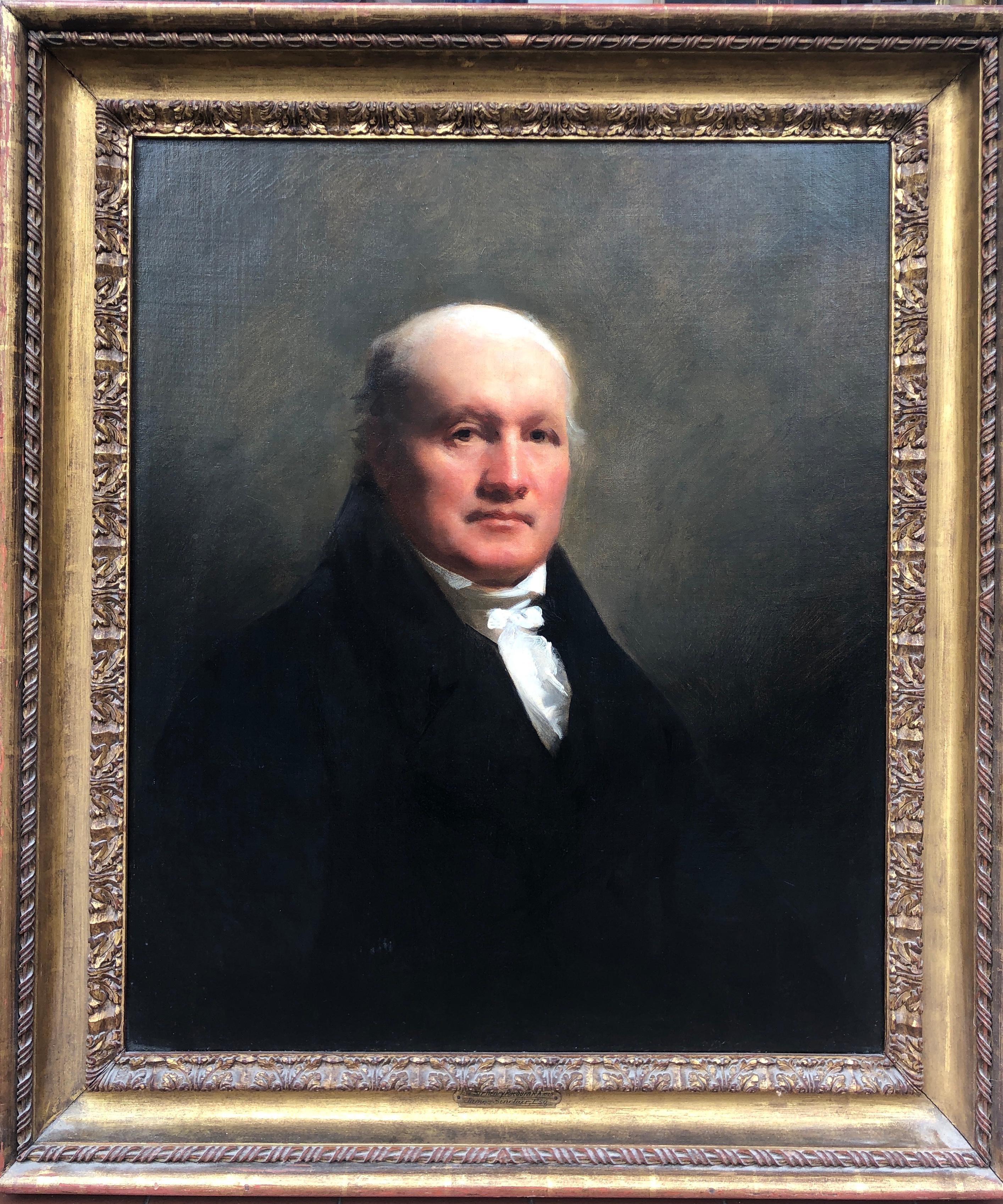 Sir Henry Raeburn Striking 18th Century Portrait Of The 12th Earl Of 