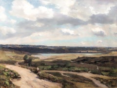 Figure dans un paysage, datée de 1915