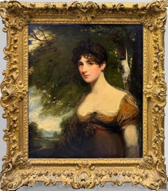 Duke of Wellington's Niece, Portrait of Lady Bagot, Oil on Canvas, 30 x 25 inche