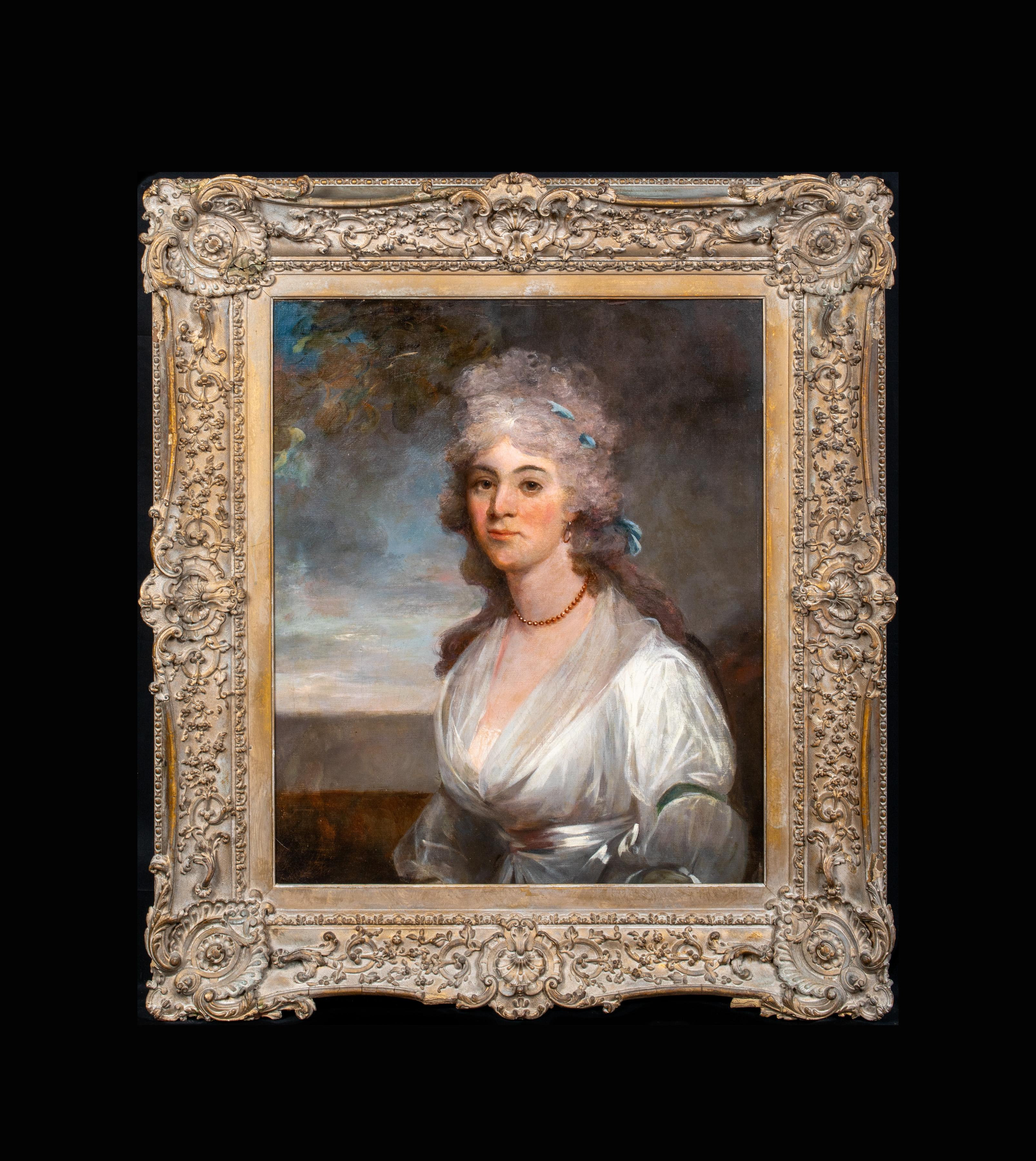 Ritratto di Anne, Lady Grenville (nata Pitt) (1772-1864), 1795 ca. - Painting di Sir John Hoppner