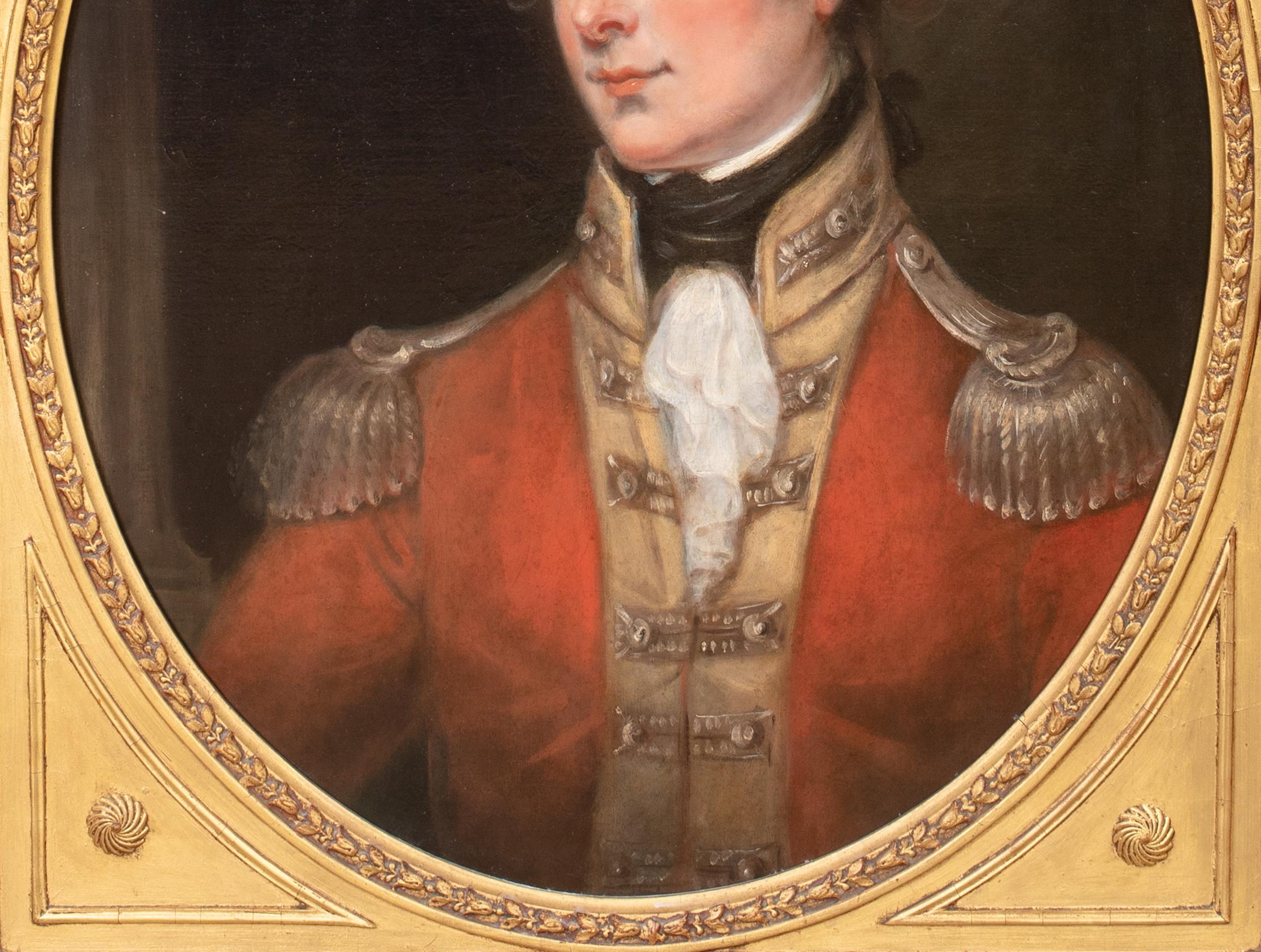 Retrato Del Coronel George Gun, Gunsborough Union, Siglo XVIII Irlandés en venta 6