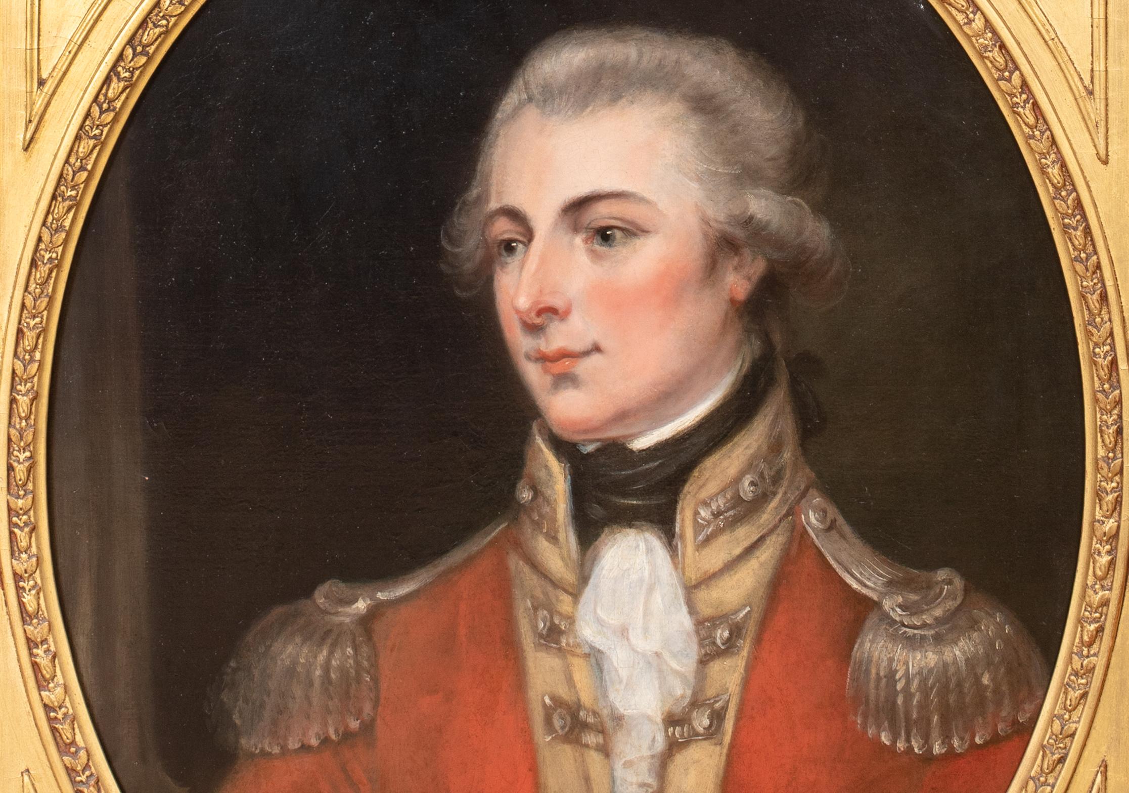 Retrato Del Coronel George Gun, Gunsborough Union, Siglo XVIII Irlandés en venta 2
