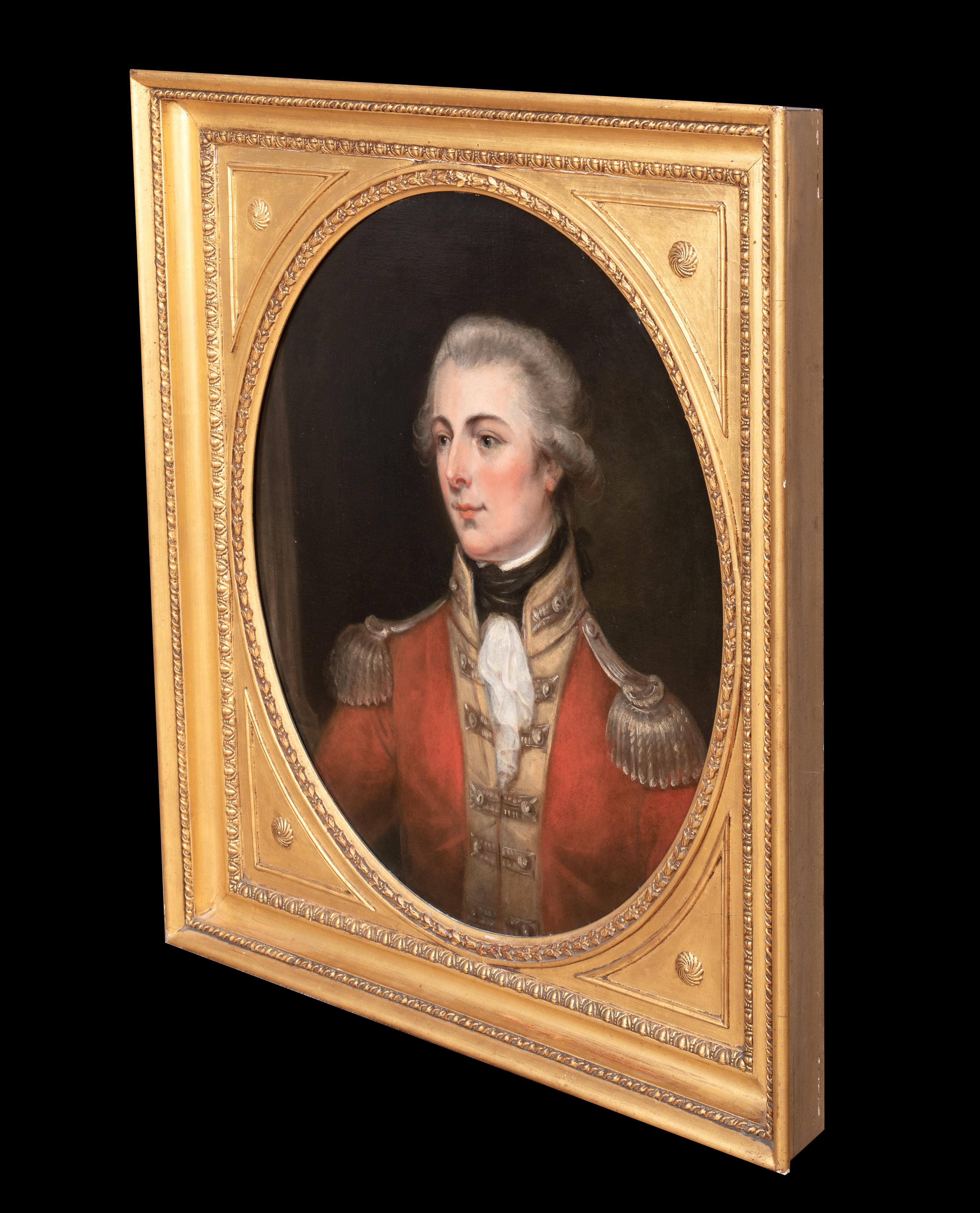 Retrato Del Coronel George Gun, Gunsborough Union, Siglo XVIII Irlandés en venta 4