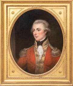 Retrato Del Coronel George Gun, Gunsborough Union, Siglo XVIII Irlandés