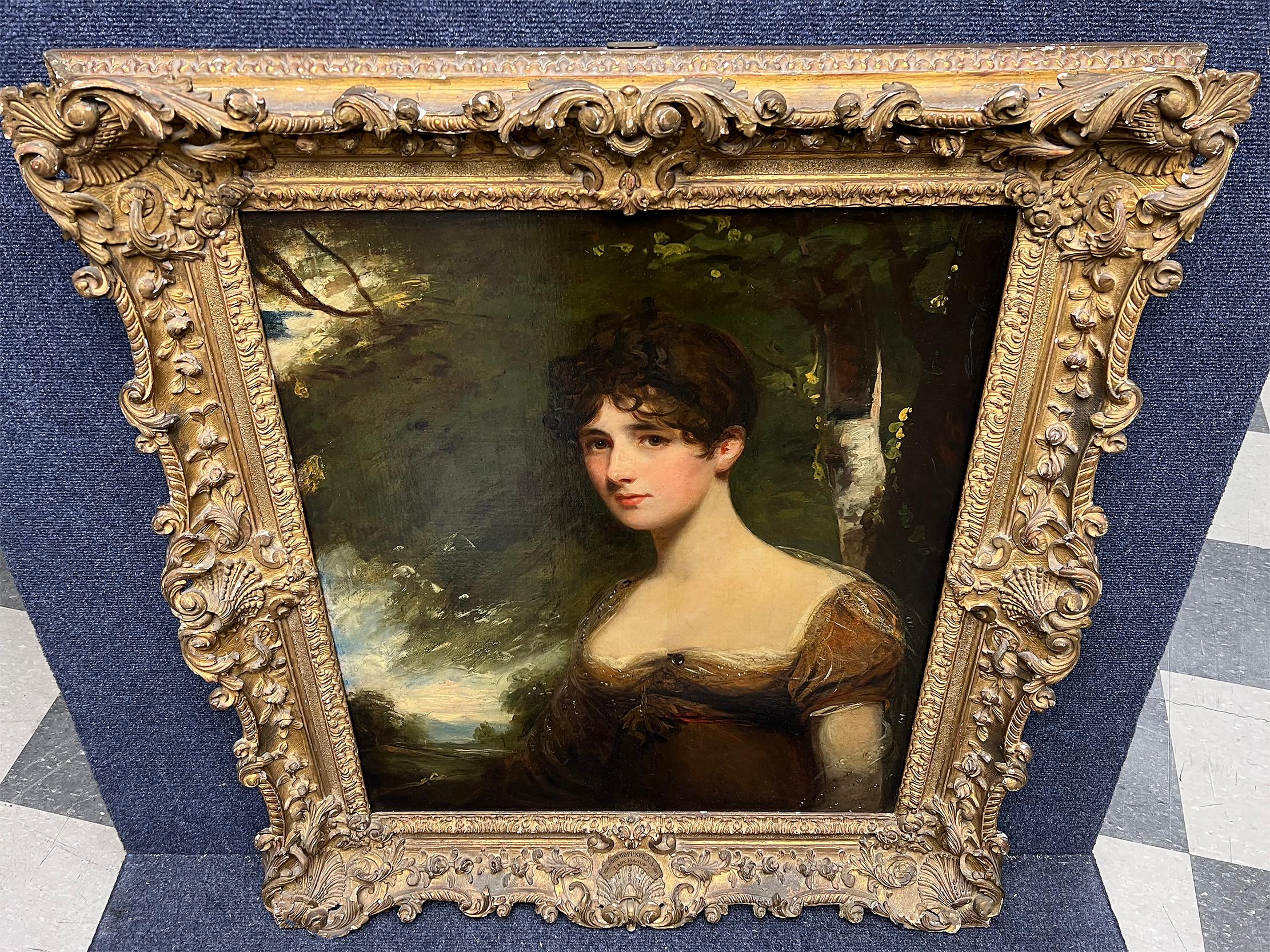 Portrait of Lady Bagot - Niece to the Duke of Wellington For Sale 5
