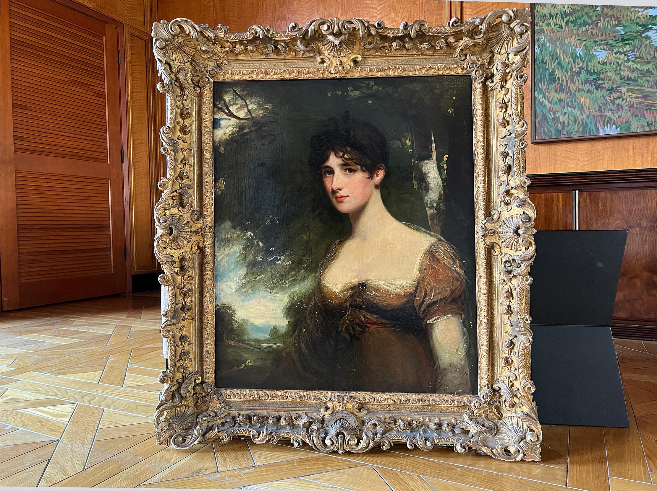 Portrait of Lady Bagot - Niece to the Duke of Wellington For Sale 6
