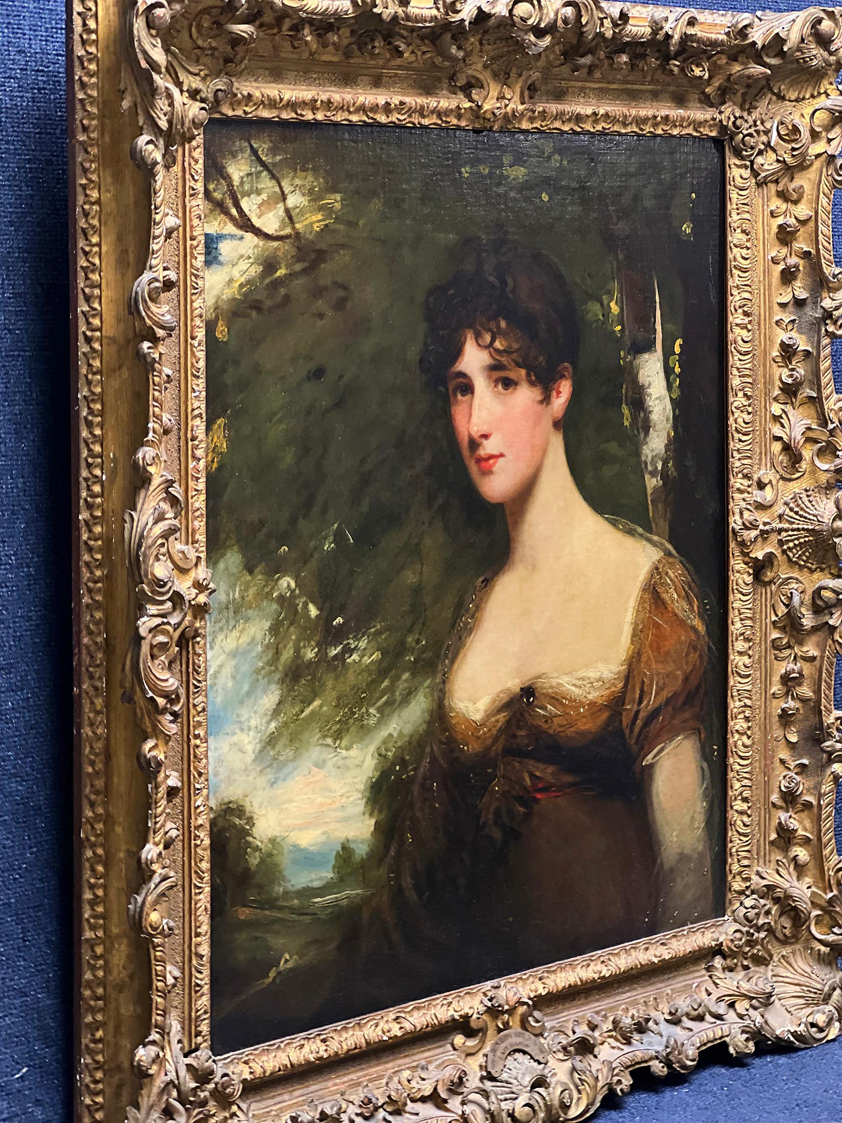 Portrait of Lady Bagot - Niece to the Duke of Wellington For Sale 11