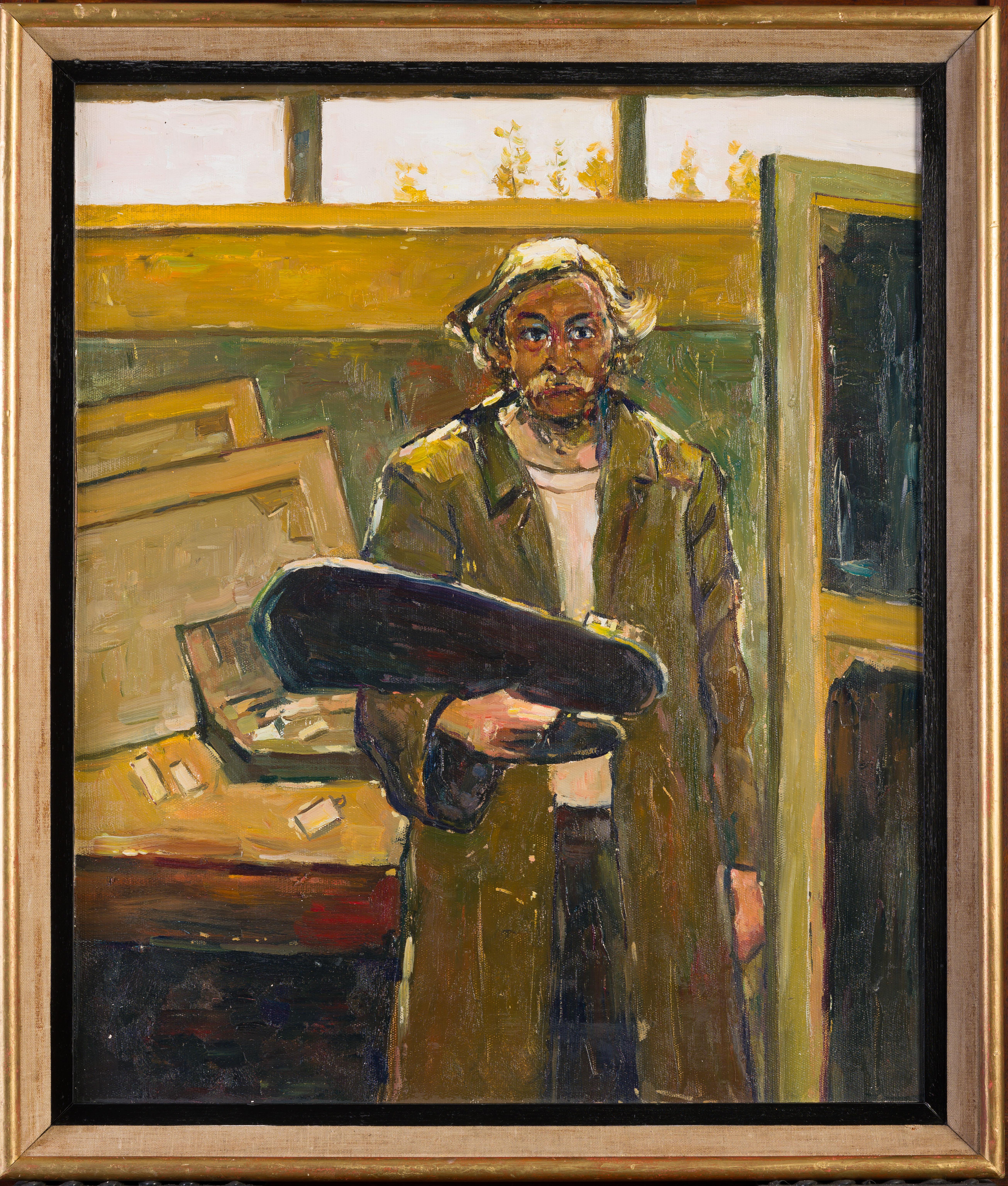 Portrait Painting di Sir John Kiffin Williams - Autoritratto