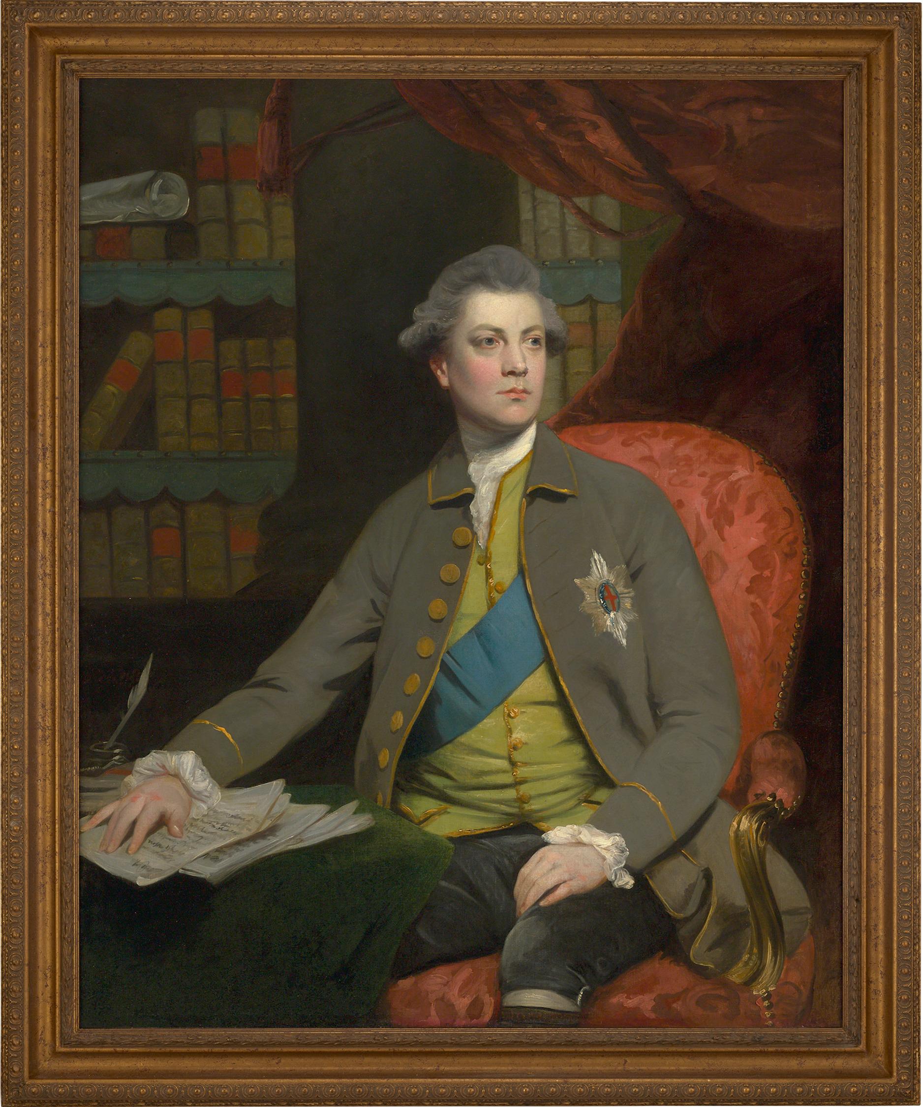Henry Bowles Howard, 12. Earl Of Suffolk und 5. Earl of Berkshire – Painting von Sir Joshua Reynolds