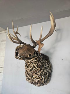 Sir Lancelot Elk Head Wall Mount Sculpture by The Peak Antler