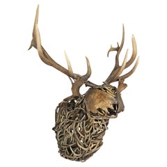 Sir Lancelot Elk Head Wall Mount Sculpture by The Peak Antler