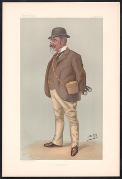 'Badminton', Alfred Watson, Vanity Fair caricature portrait, 1897
