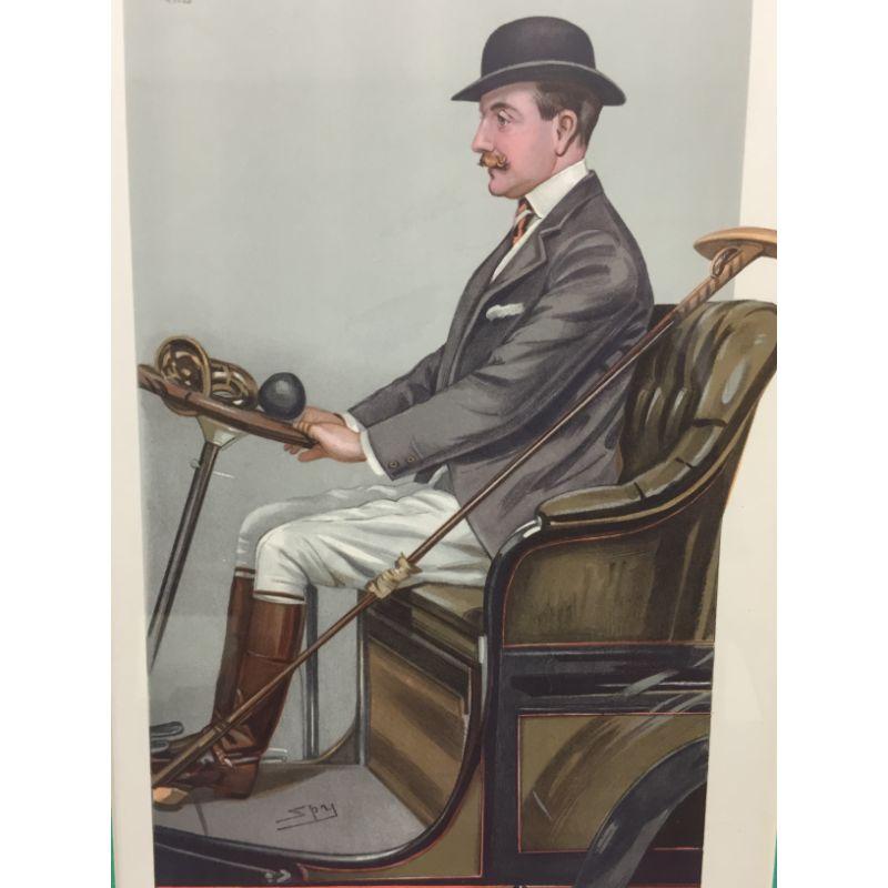 Classic Vanity Fair 'Spy' aka Sir Leslie Ward colour print depicting 