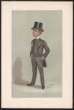 Charles John Darling, lawyer, Vanity Fair caricature portrait, 1897