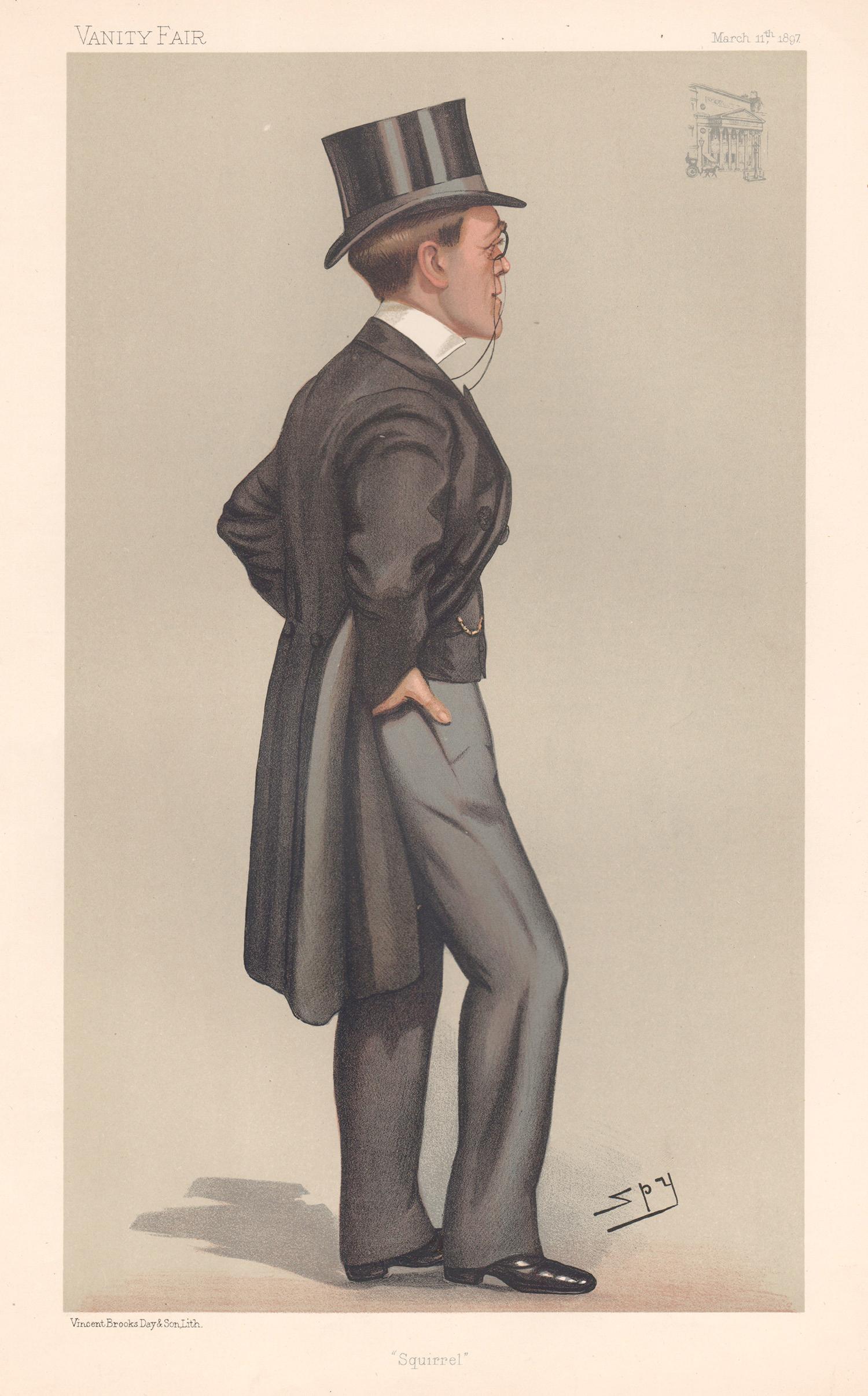 Cyril Maude, attore, ritratto caricaturale di Vanity Fair, 1897