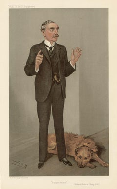 'Finger Prints', Sir Edward Richard Henry, Vanity Fair caricature portrait, 1895