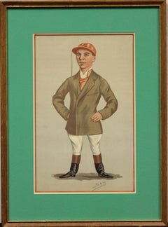 Antique "Jockey" by 'Spy' aka Sir Leslie Ward
