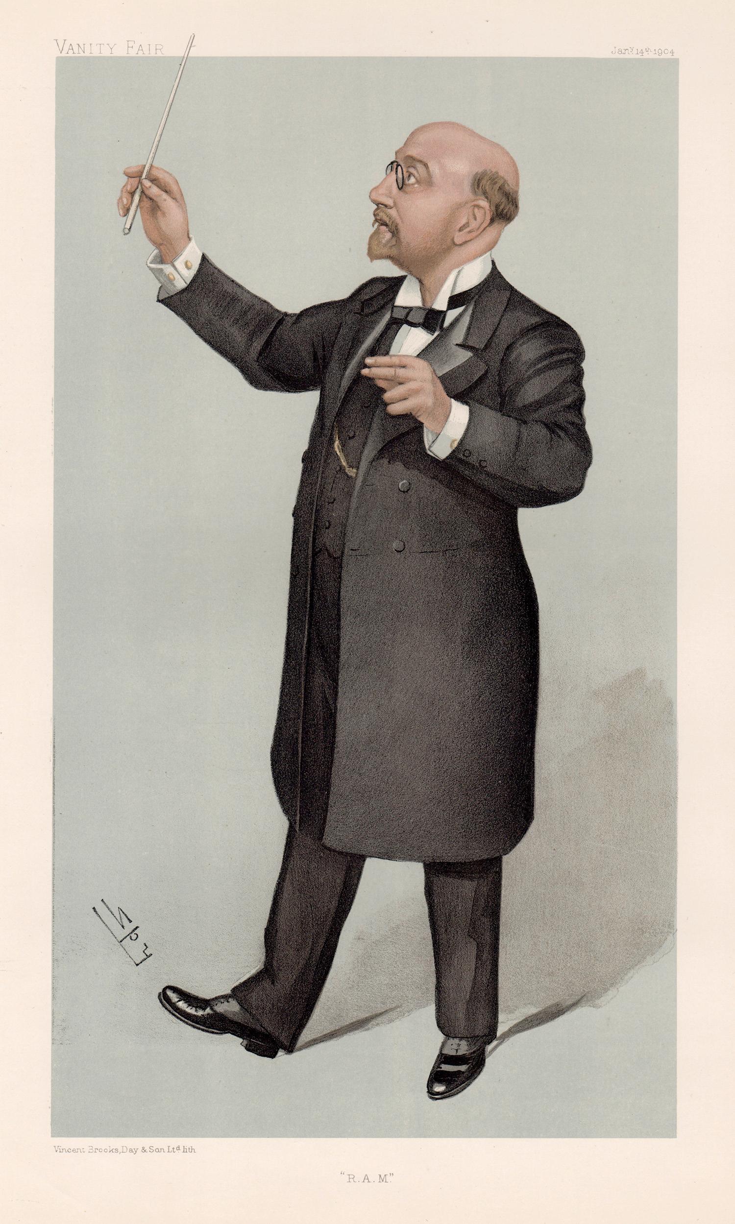 Sir Alexander Mackenzie, compositore, ritratto caricaturale di Vanity Fair, 1904