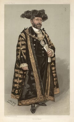 'The Lord Mayor' (Sir Joseph Dimsdale), Vanity Fair caricature portrait, 1902