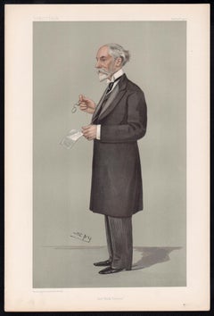 Whitelaw Reid, New York Tribune, retrato caricaturesco americano de Vanity Fair, 1897