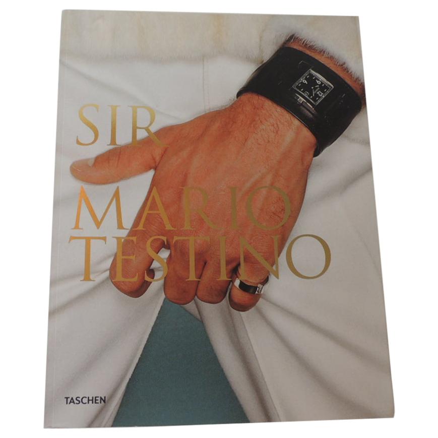 Sir Mario Testino by Tashen Soft Cover Coffee Table Book For Sale