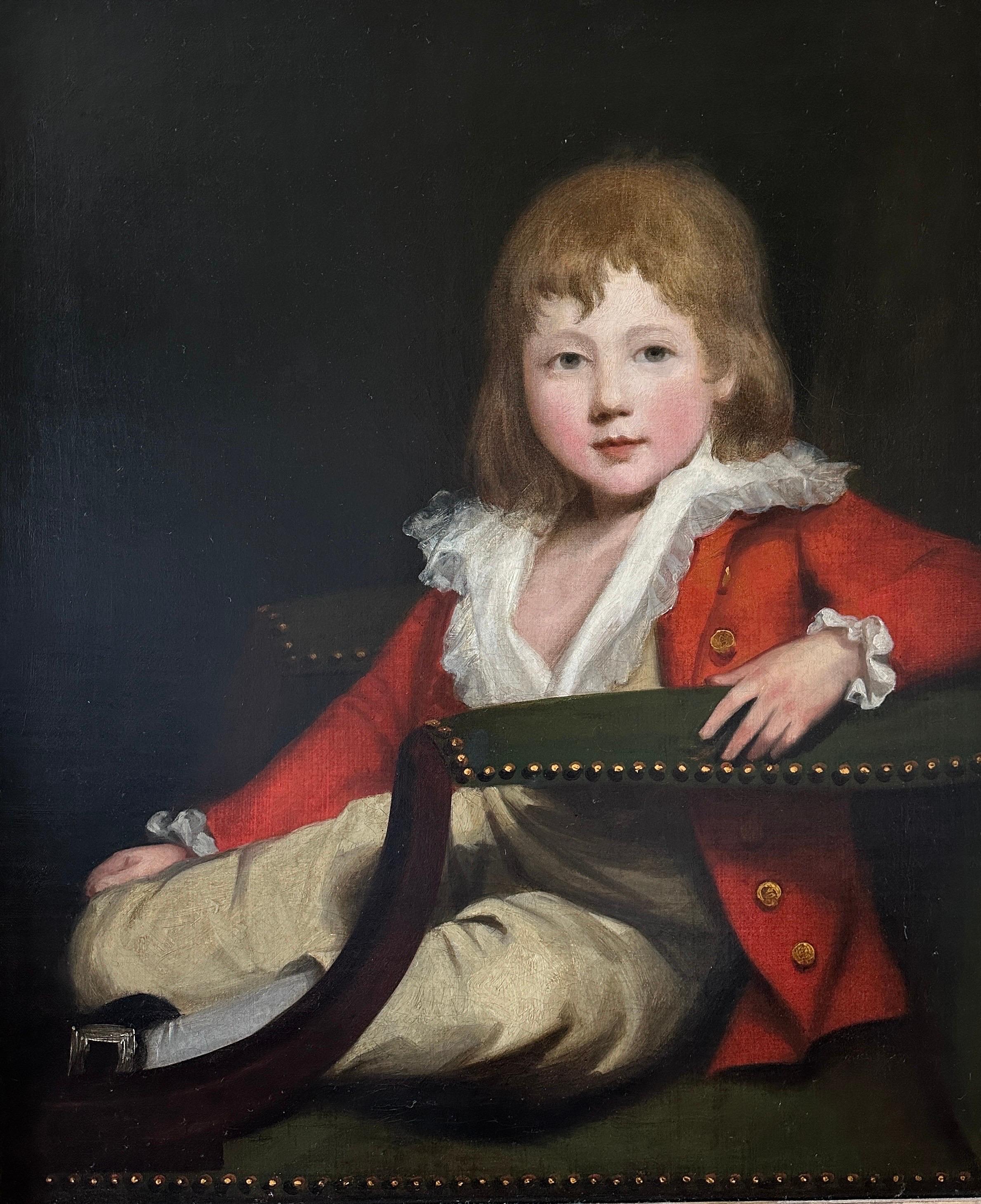 18th century portrait of Master George O'Connor of Castleknock, (1778-1842)  - Painting by Sir Martin Archer Shee
