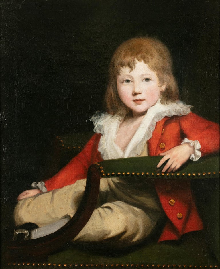  18th century portrait of Master George O'Connor of Castlenock - Painting by Sir Martin Archer Shee