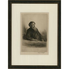 Sir Muirhead Bone (1876-1953) - 1927 Etching, Rev. Dr. Herbert Armitage James