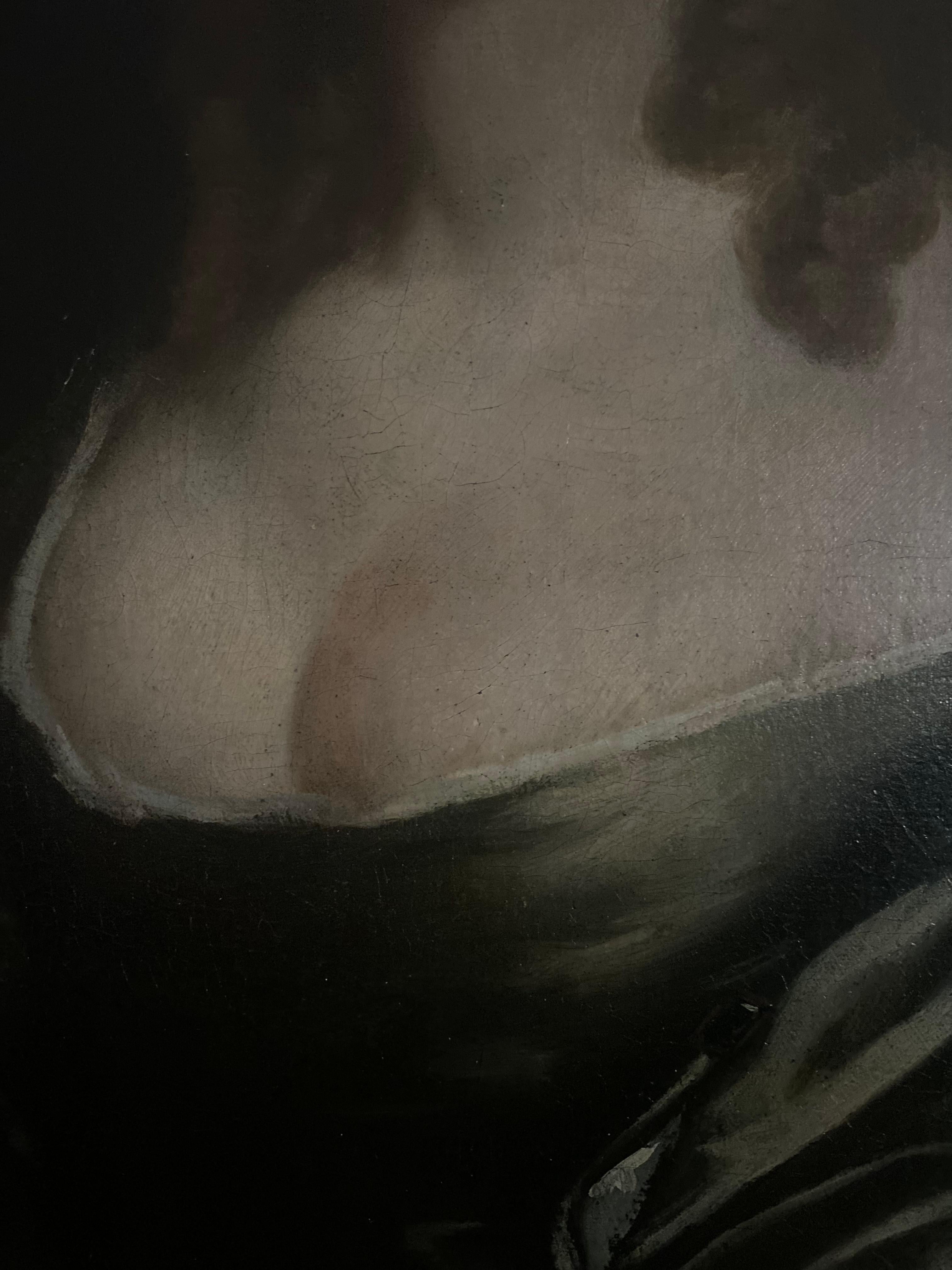 Portrait d'une dame anglaise du XVIIe siècle - Baroque Painting par Sir Peter Lely
