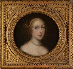Portrait of an elegant Lady, 17th century, oil on panel.