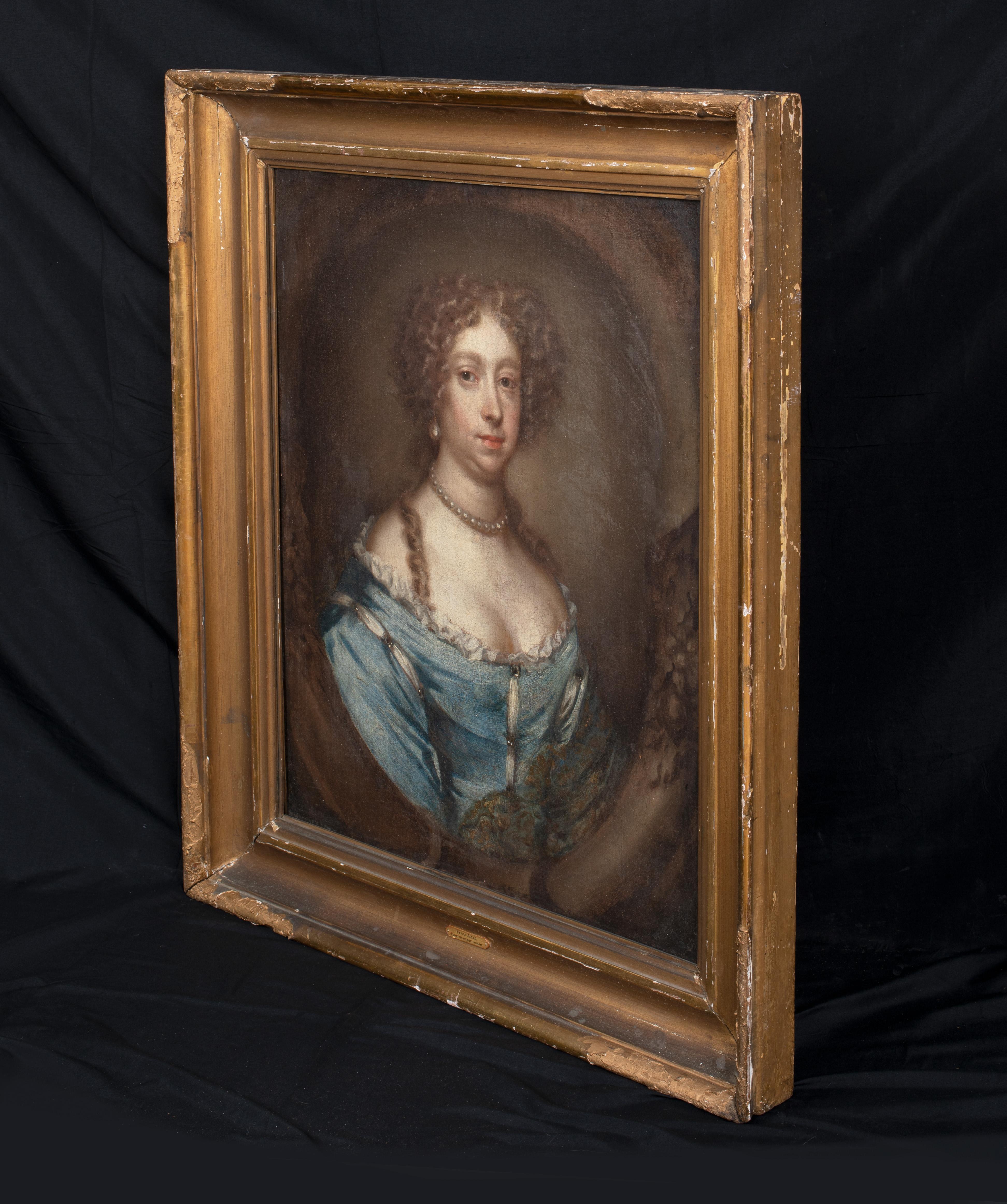 Portrait Of Essex Finch, Countess Of Nottingham, 17th Century 

circle of Sir Peter LELY (1618-1680)

Large 17th Century English Old Master portrait of Essex Finch, Countess Of Nottingham, oil on canvas from the circle of sir Peter Lely. Exceptional