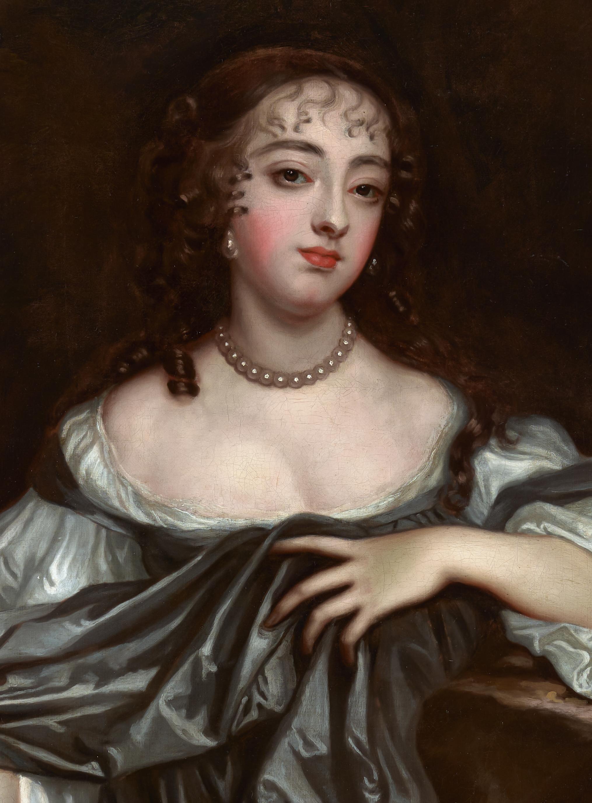 Porträt von Frances Lady Whitmore nee Brooke, exquisiter geschnitzter Rahmen, Peter Lely 3