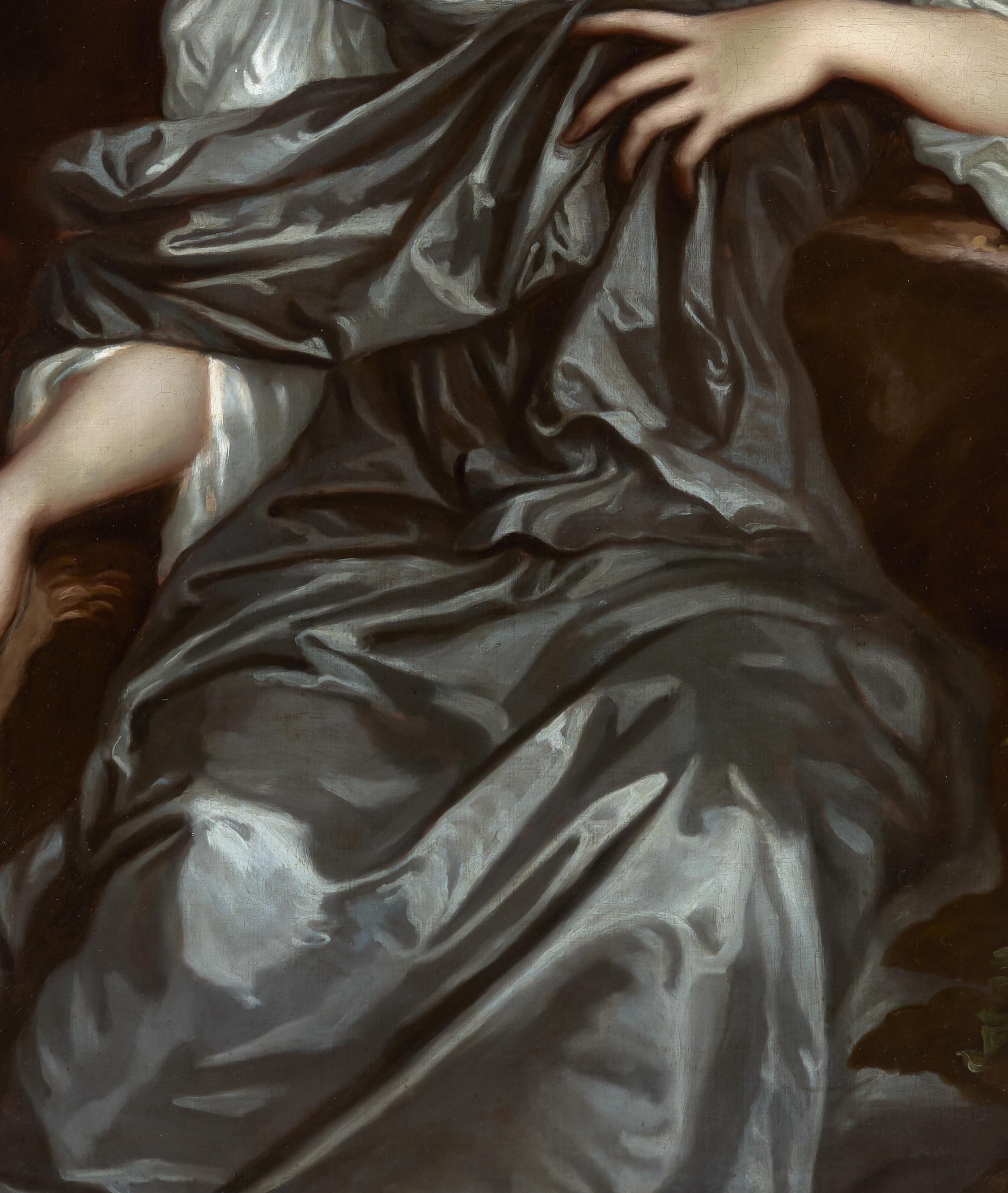 Porträt von Frances Lady Whitmore nee Brooke, exquisiter geschnitzter Rahmen, Peter Lely 5