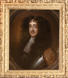 Portrait of King Charles II Of England (1630-1685) 17th Century  SIR PETER LELY