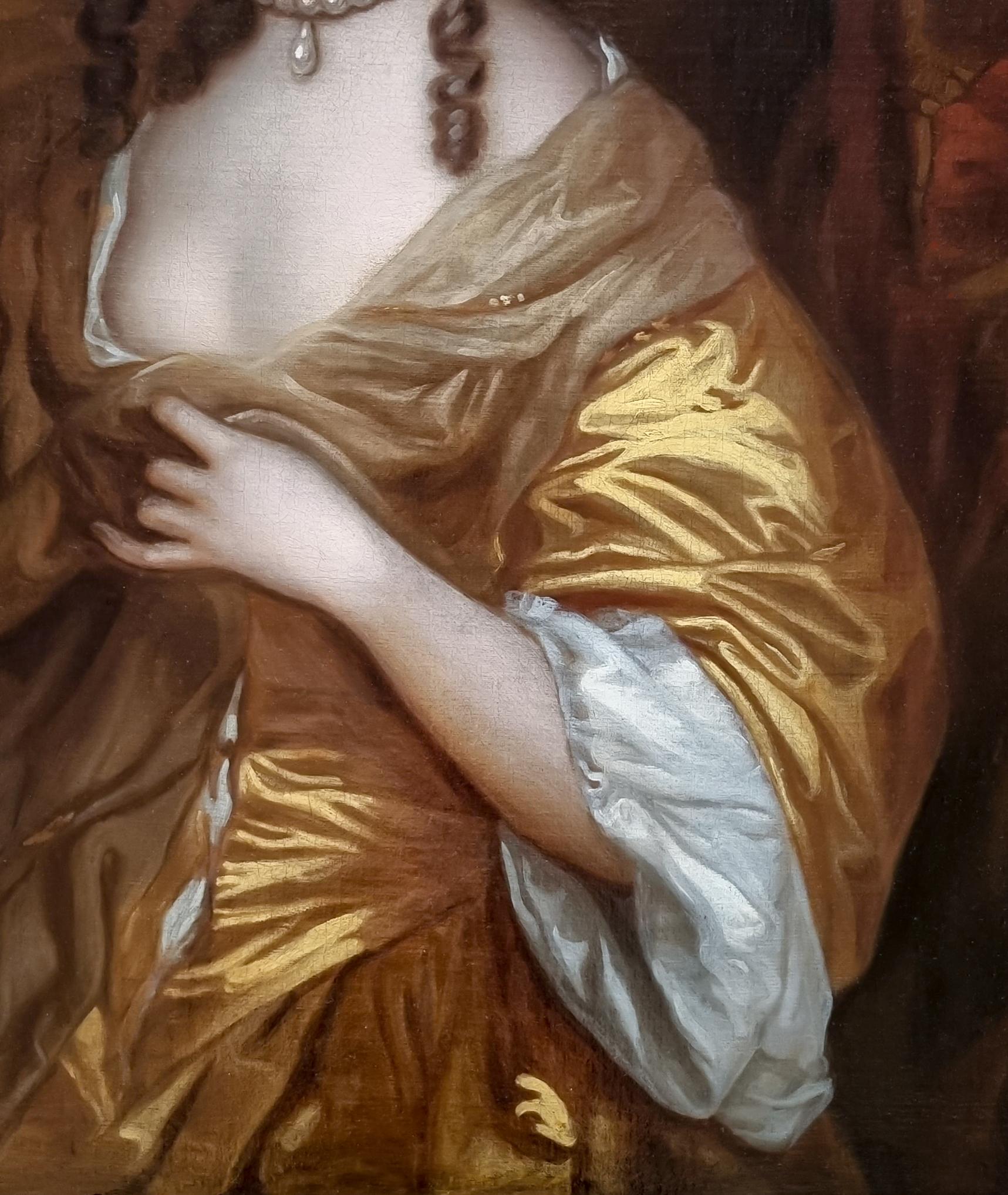 Portrait of Margaret Brooke, Lady Denham c.1660’s Oil Canvas Painting Peter Lely 2