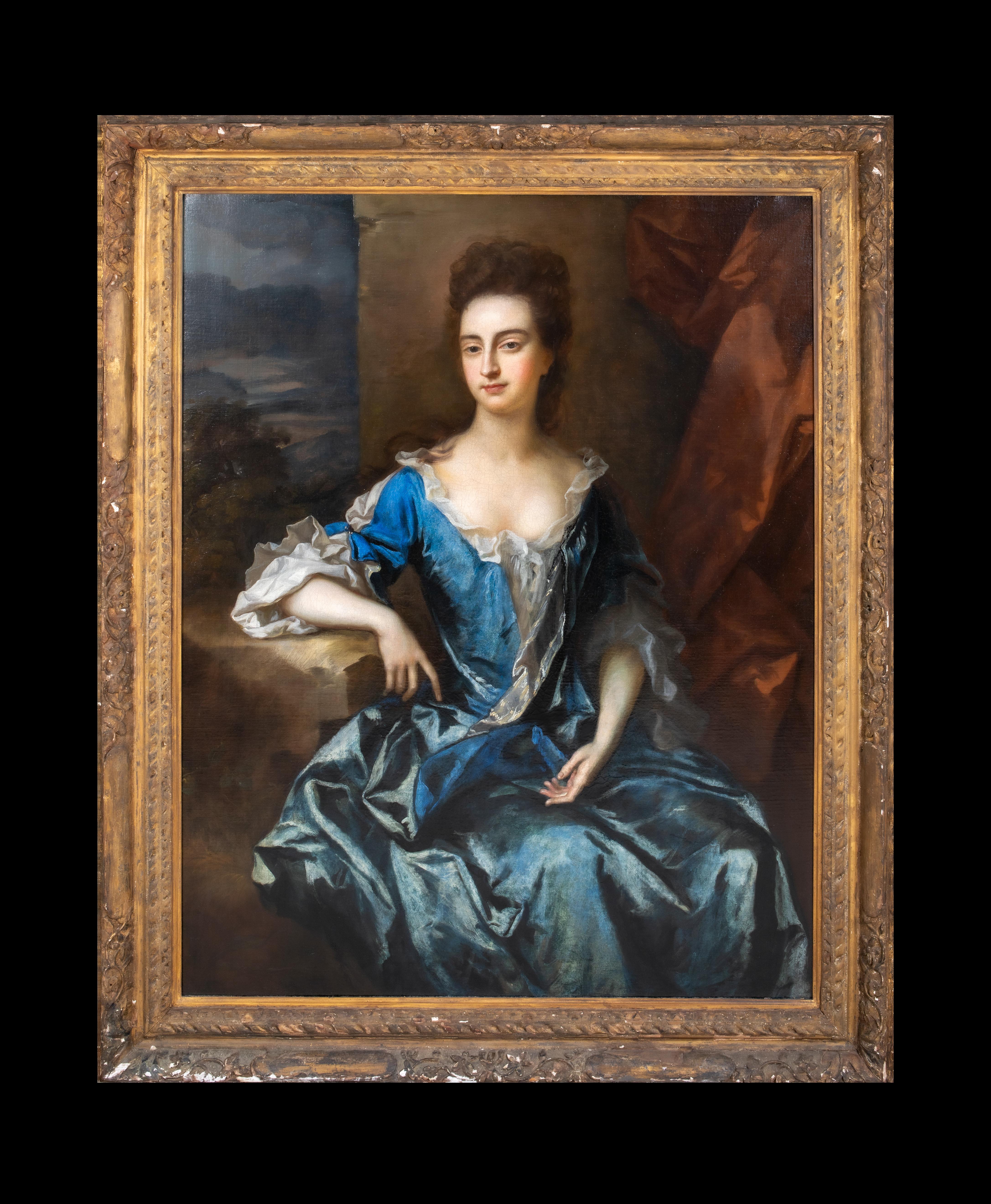 Portrait Of Mrs Elizabeth Levinz (nee Livesay), 17th Century  by SIR PETER LELY - Painting by Sir Peter Lely