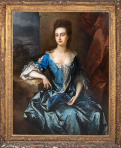 Portrait Of Mrs Elizabeth Levinz (nee Livesay), 17th Century  by SIR PETER LELY 