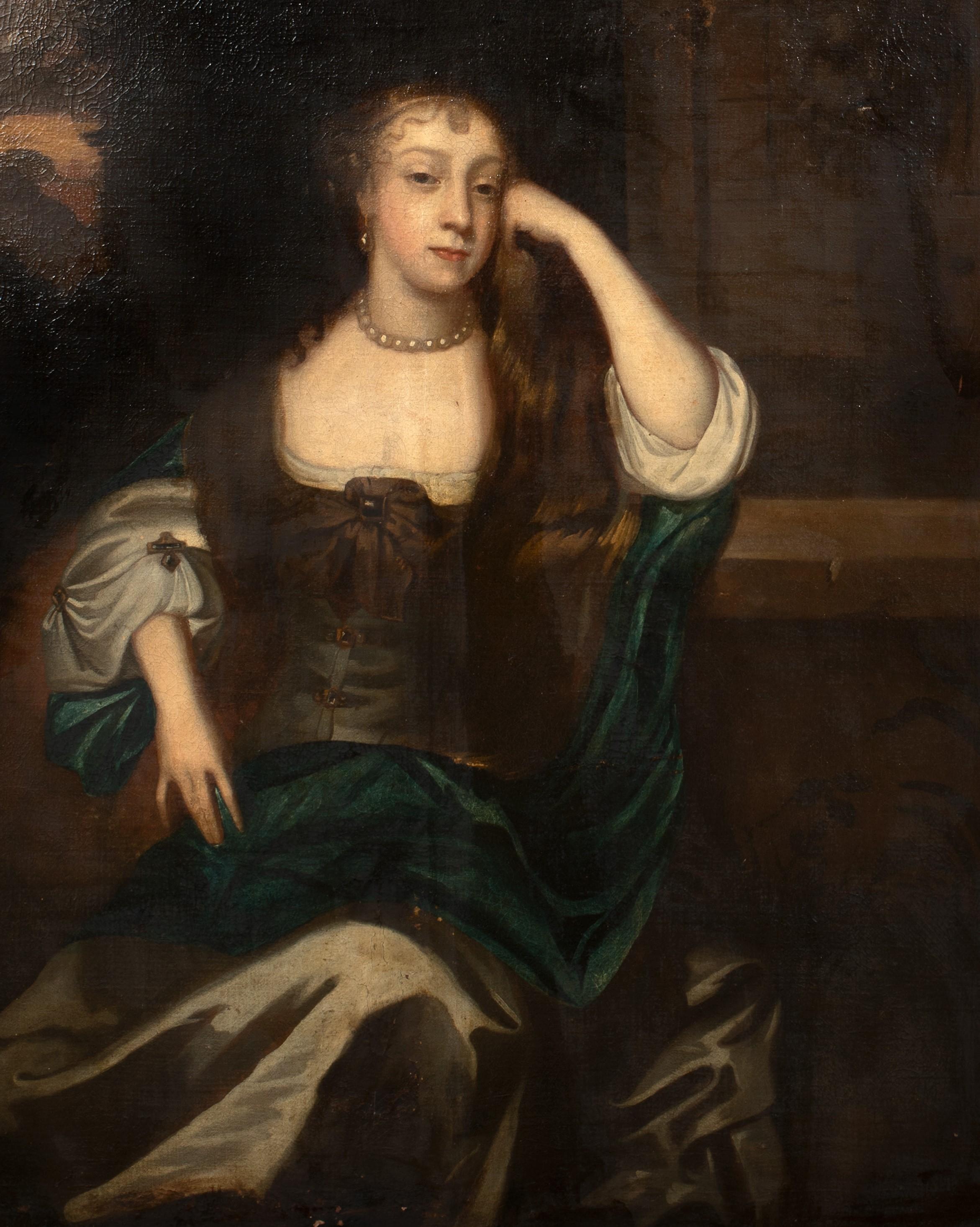 Portrait of Mrs Williams, 17th Century  - Painting by Sir Peter Lely