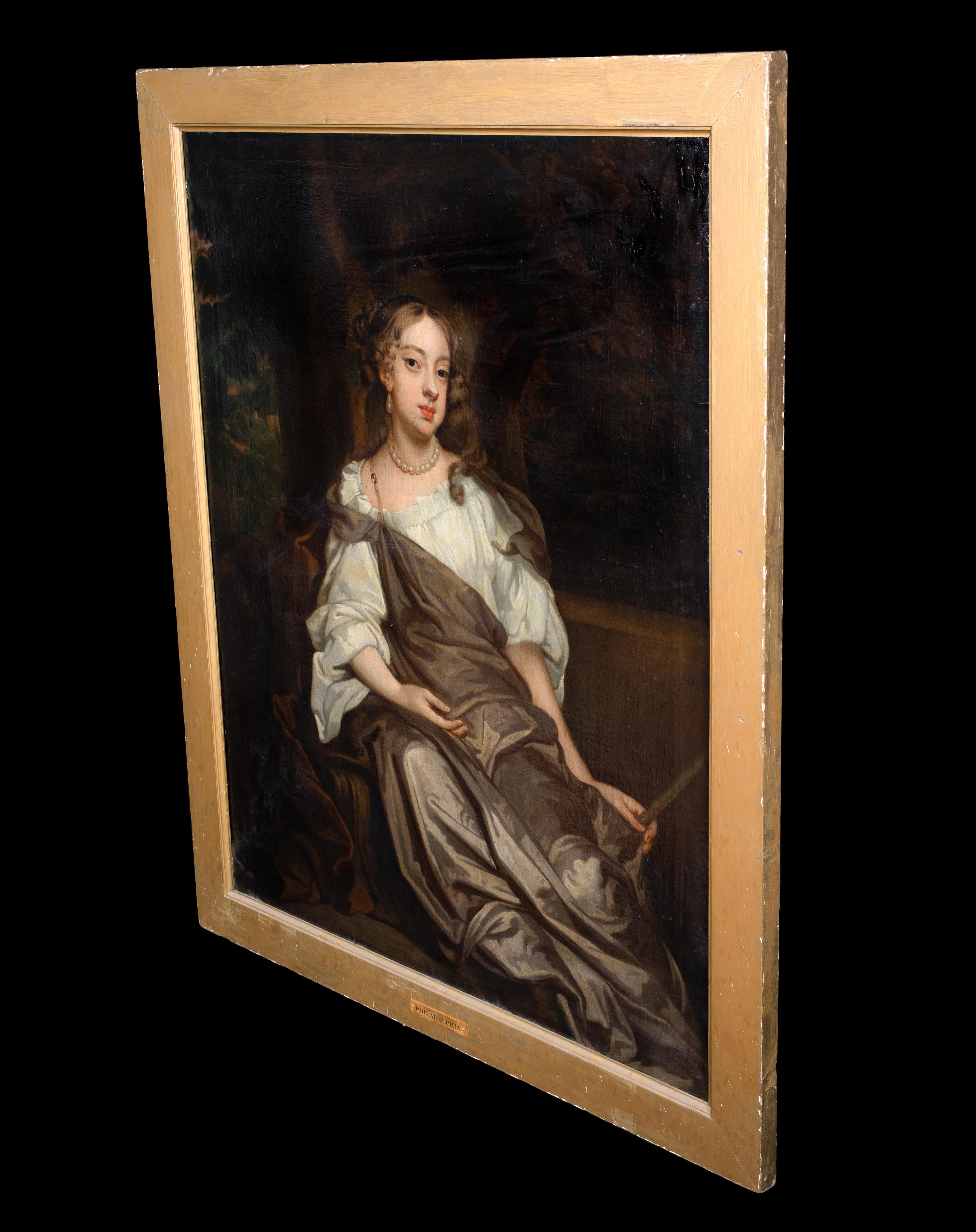 Portrait Of Philadelphia, 17th Century  Probably Philadelphia Carey Of Aske Hall For Sale 6
