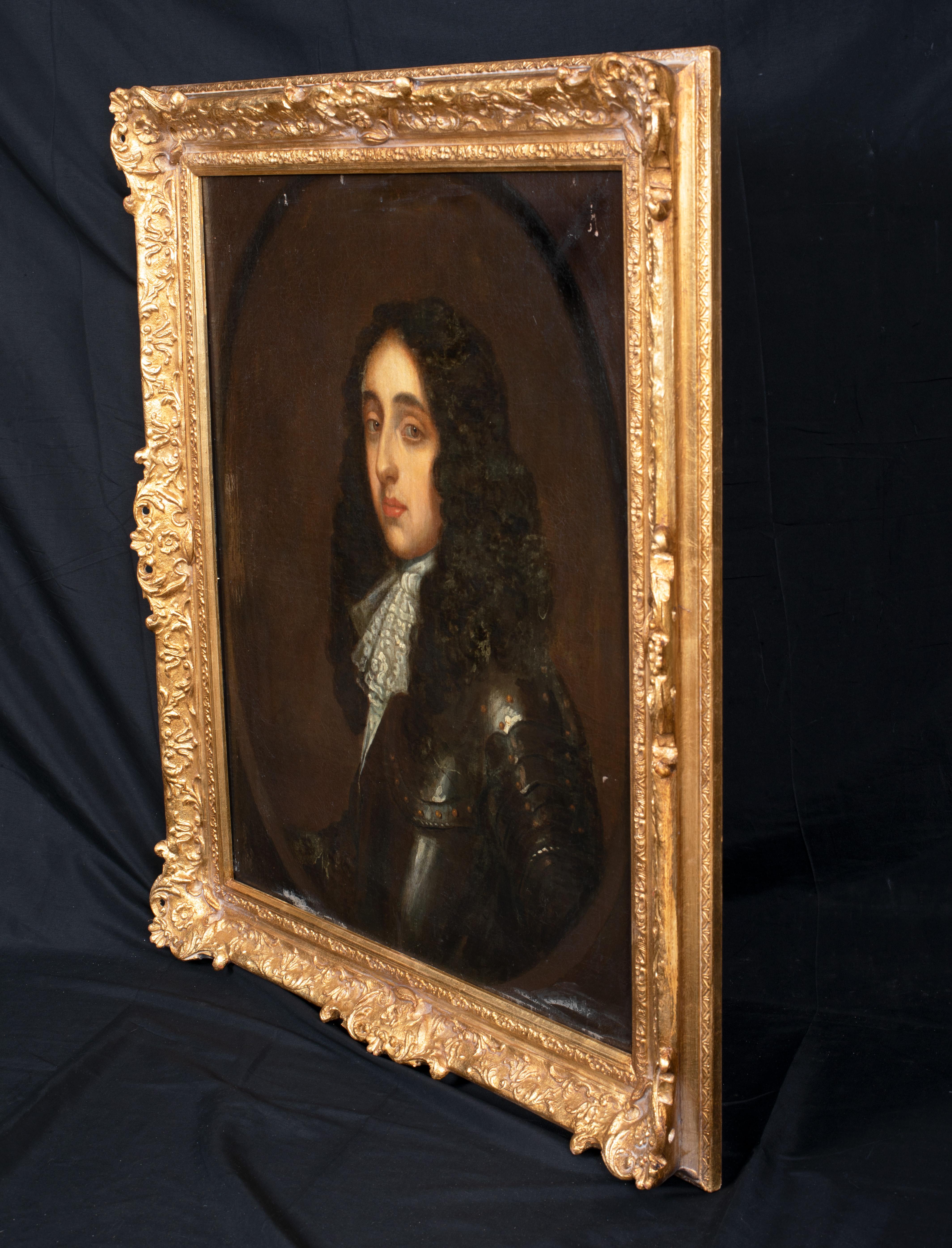 Portrait Of Prince Rupert Of The Rhine as Count Palatine, Duke Of Cumberland  - Black Portrait Painting by Sir Peter Lely