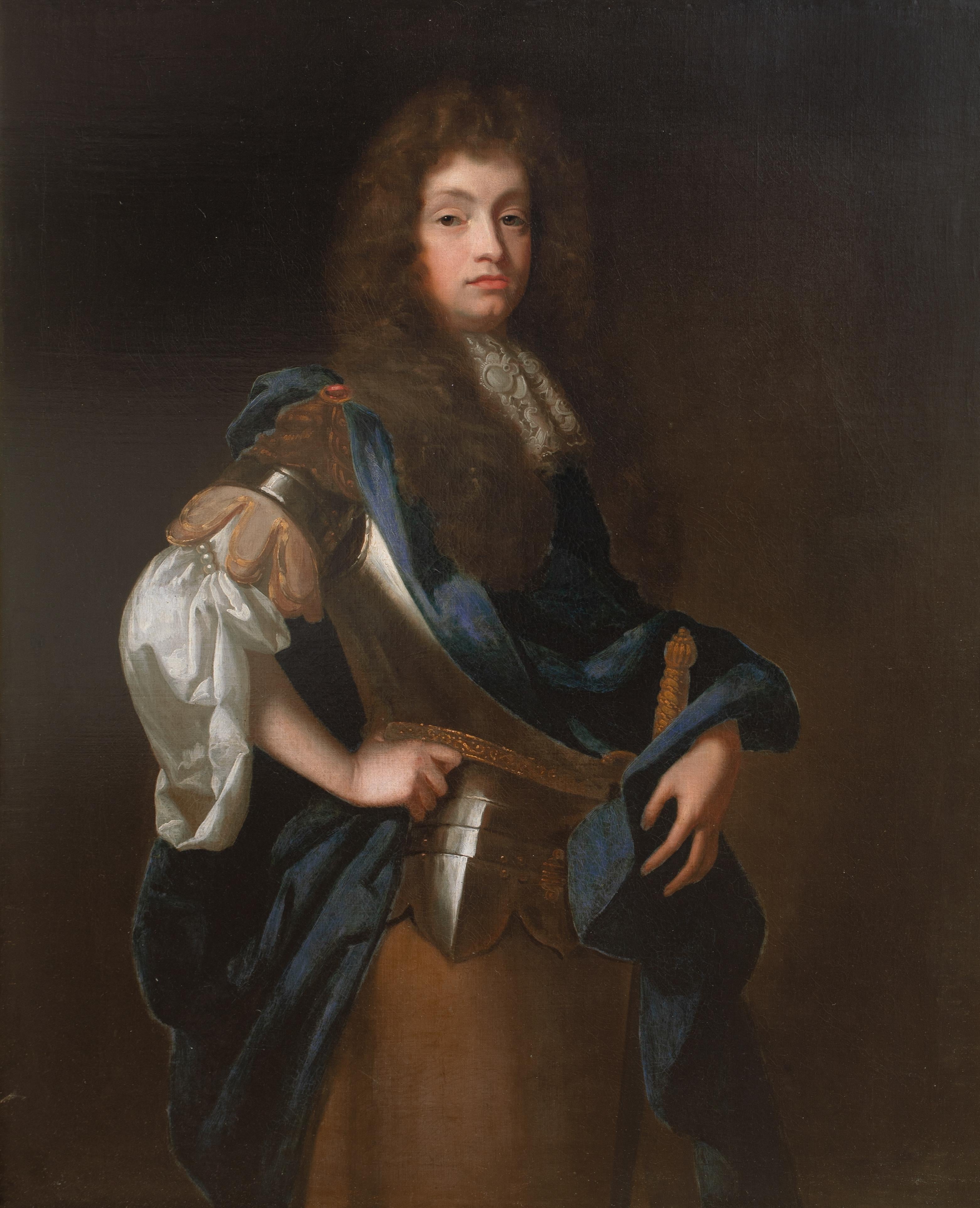 Porträt von Richard Jones, 1. Earl Of Ranelagh, 17. Jahrhundert SIR PETER LELY (Schwarz), Portrait Painting, von Sir Peter Lely