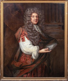 Portrait Of Sir John Houblon (1632–1712) Governor Of The Bank of England