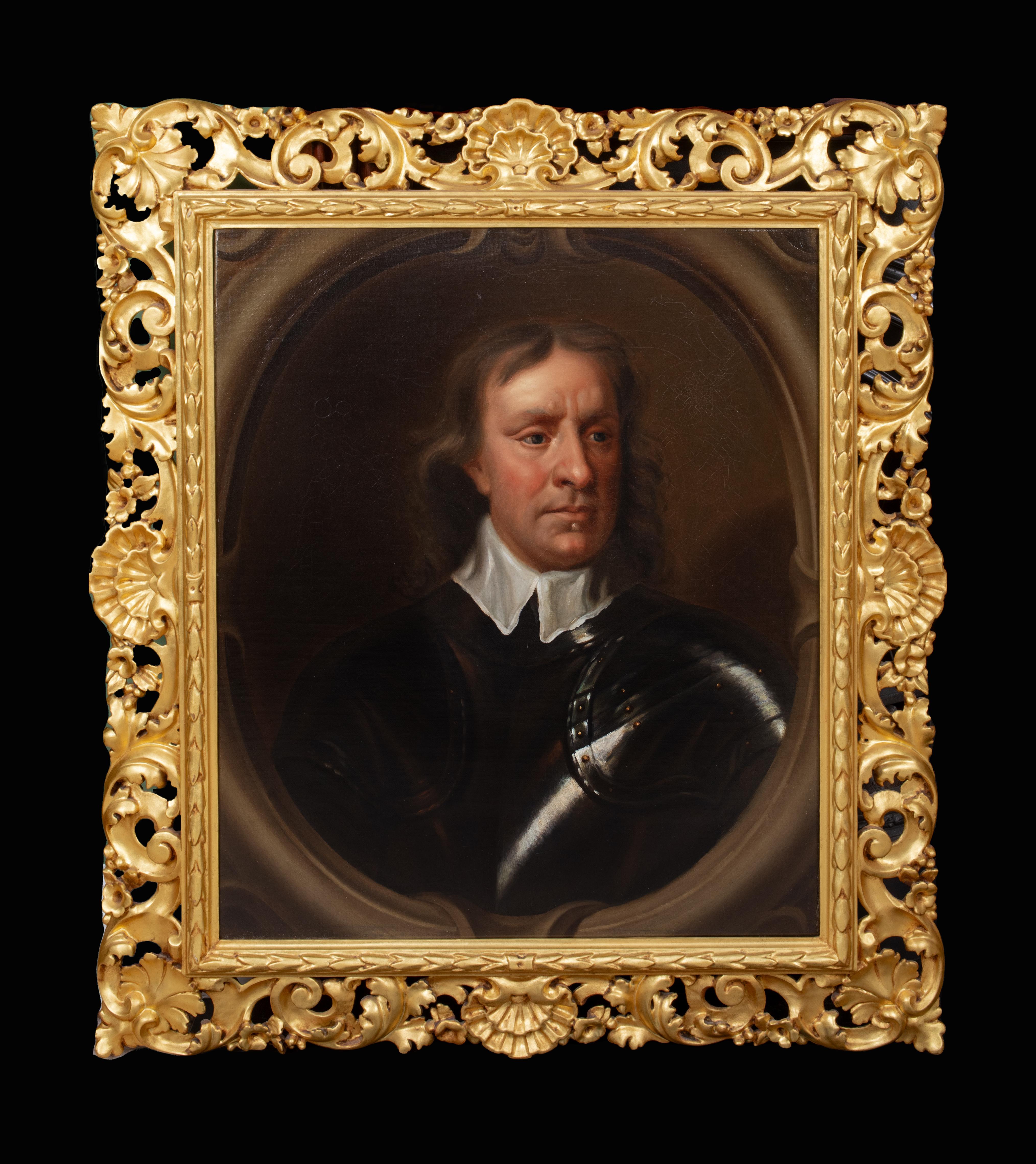 Porträt von Sir Oliver Cromwell (1599-1658) SIR PETER LELY (1599-1658) – Painting von Sir Peter Lely