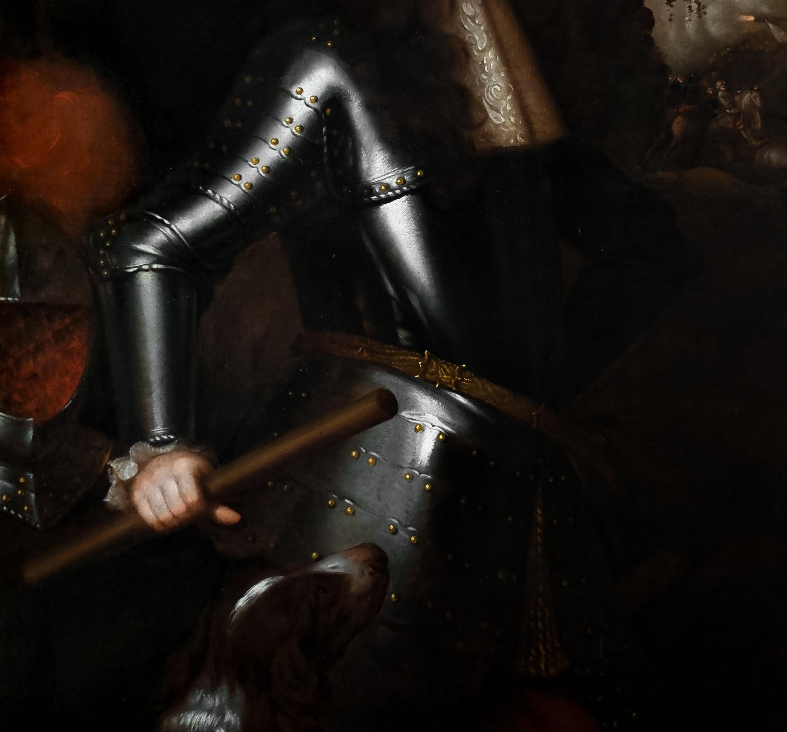 Retrato de Guillermo de Orange, más tarde Guillermo III, con armadura, pintura de Peter Lely en venta 2
