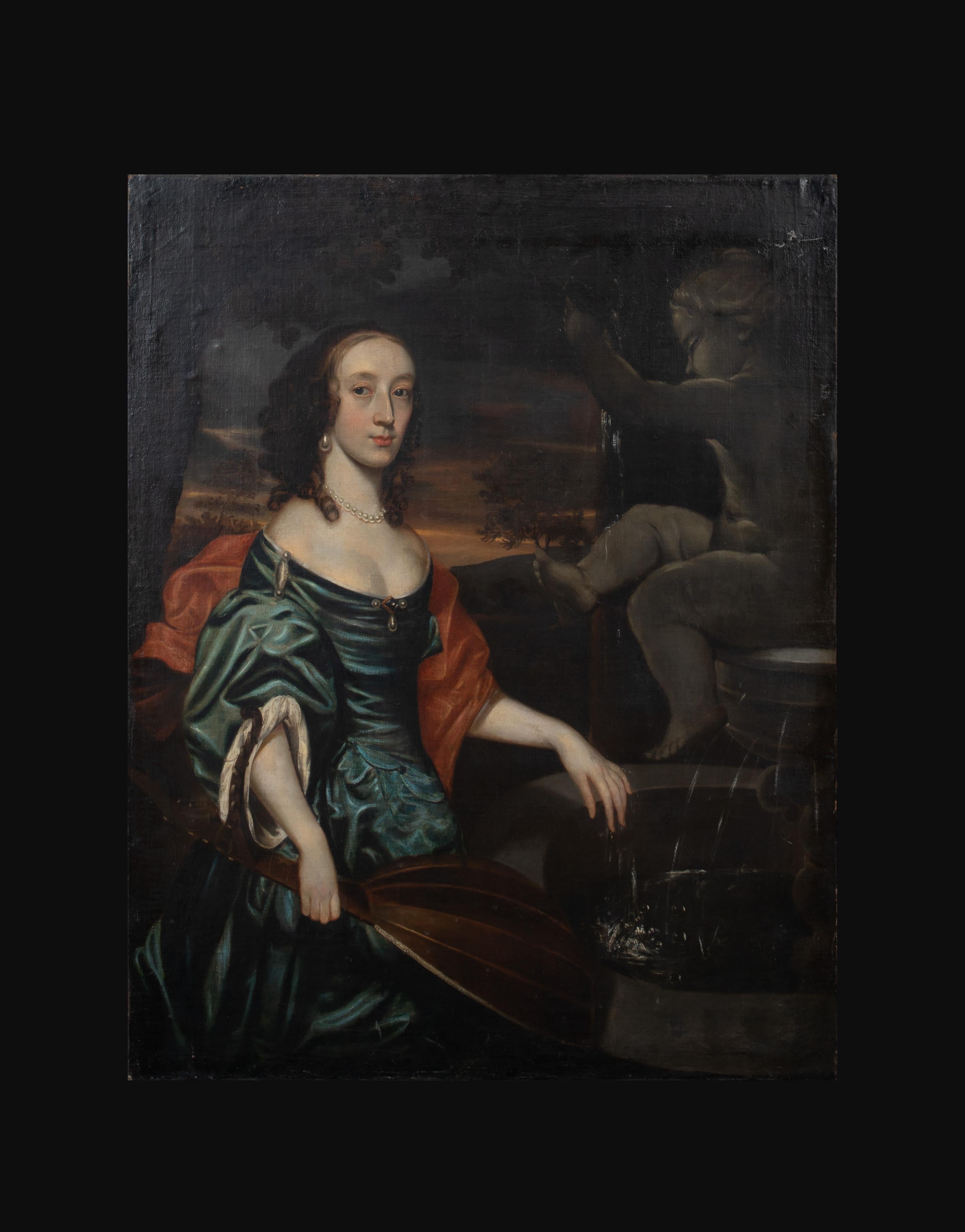 PPortrait Of Barbara Villiers (1640–1709), Countess of Castlemaine and Duchess o - Painting by Sir Peter Lely