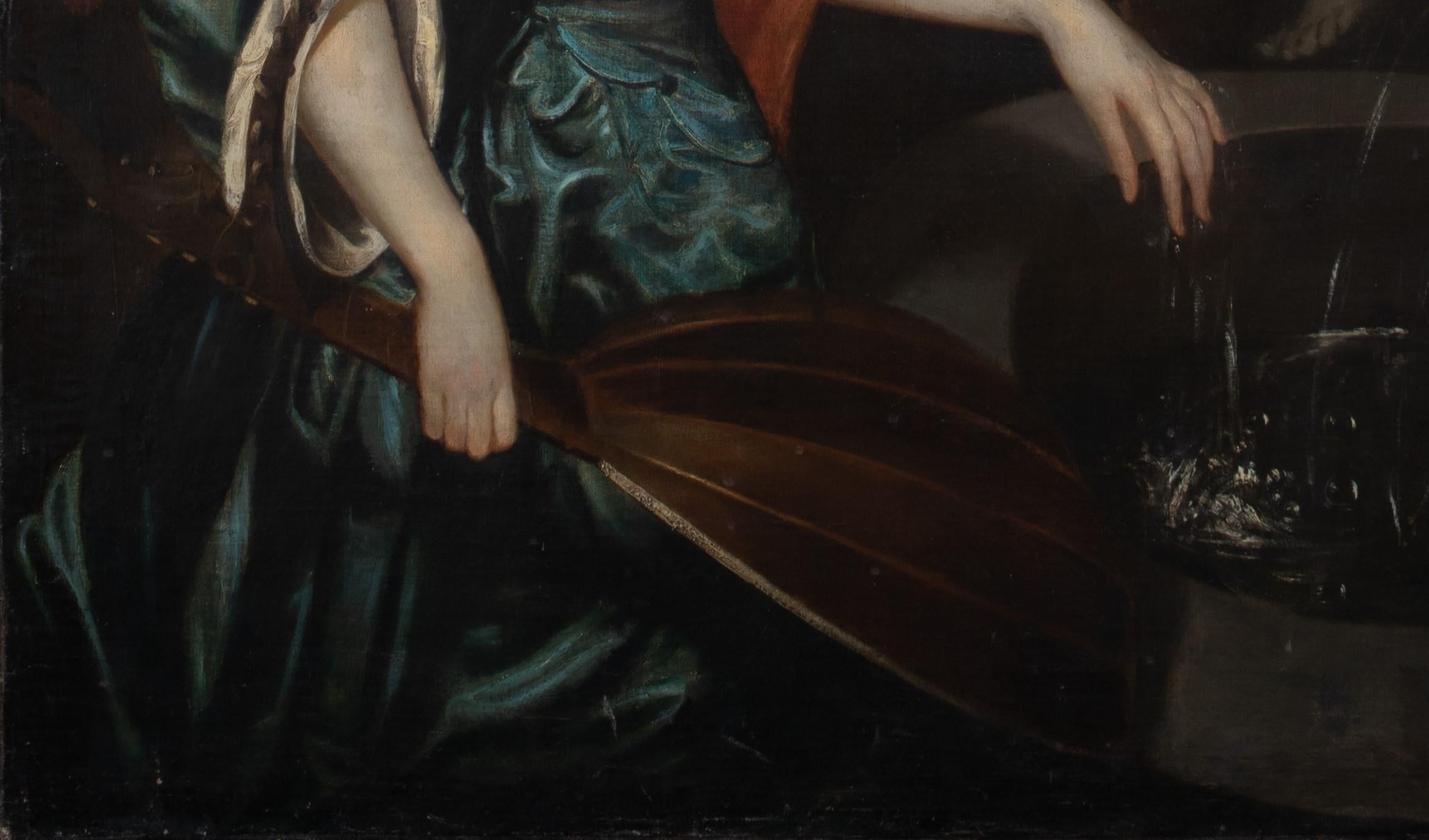 PPortrait Of Barbara Villiers (1640–1709), Countess of Castlemaine and Duchess of Cleveland 

Circle of Sir Peter Lely (1618-1680)

Huge 17th Century Old Master portrait of Barbara Villiers, oil on canvas. Excellent quality and condition portrait of