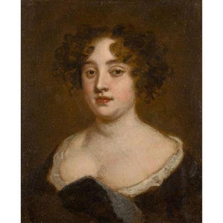 Studio Of Sir Peter Lely - Portrait Of Lady Francklin Of Bedfordshire For Sale 1