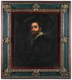17th century European figure painting - Male Portrait - Oil on canvas Rubens